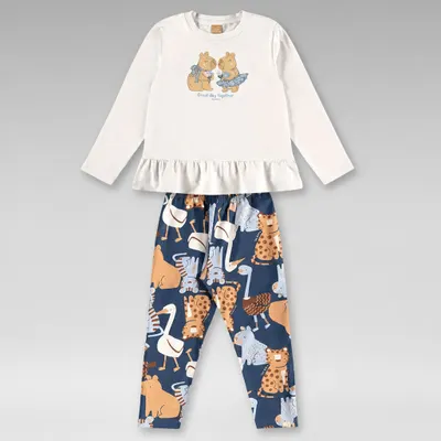 Conjunto Infantil Menina Com Blusa E Legging - Up Baby