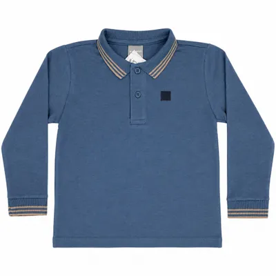 Camisa Polo Manga Longa - Quimby 