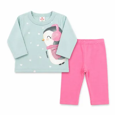 Conjunto Blusão e Calça Legging Baby - Brandili