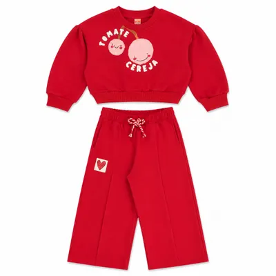 Conjunto Tomate e Cereja - Tres e Já.