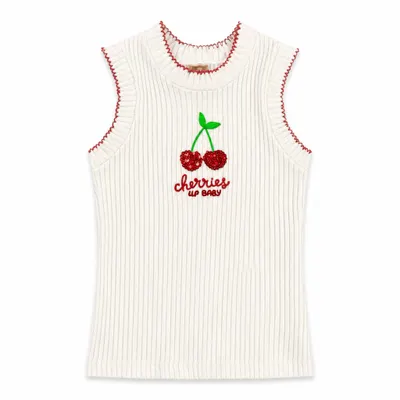 Blusa S/Manga Cherries - Up Baby