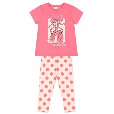 Conjunto Legging de Bolinhas  - Up Baby 