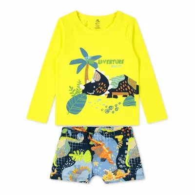 Conjunto Camiseta e Sunga Boxer FPS+50 - Up Baby.