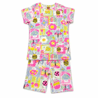 Pijama Bermuda e Blusa - Up Baby.