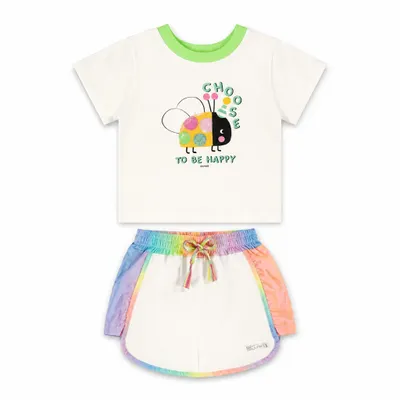 Conjunto Blusa e Short-Saia - Up Baby