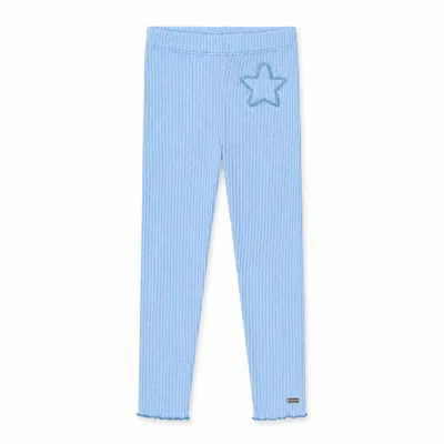 Legging em Ribana Canelada com Bolso Estrela - Up Baby