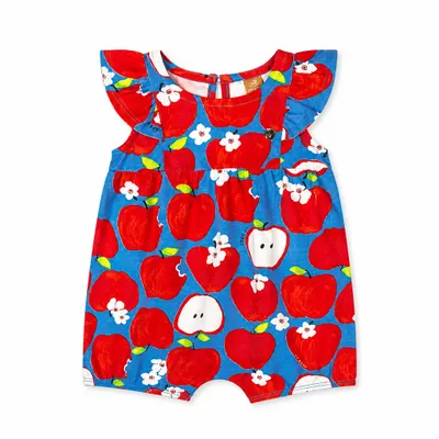 Macaquinho para Bebê Menina em Cotton Maçã - Up Baby
