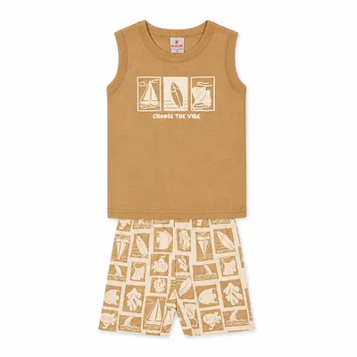 Conjunto Infantil Menino Praiano - Brandili 