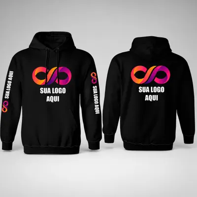 Moletom Canguru Adulto Personalizado P ao GG
