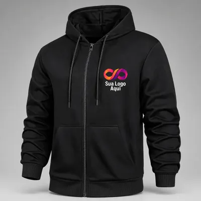 Moletom Canguru Personalizado com Ziper