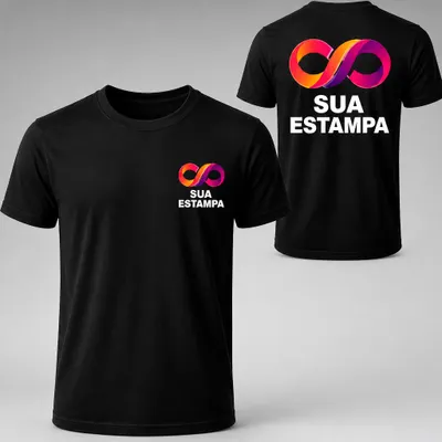 Camiseta Personalizada 100% Algodão Fio 30.1 Premium