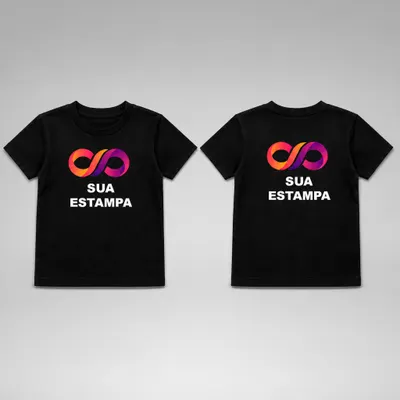 Camiseta Infantil Personalizada 100% Algodão