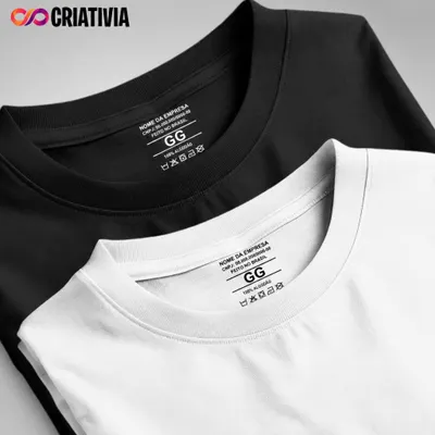 Etiqueta Interna DTF Personalizada – Nome da Empresa, Tamanho e Composição