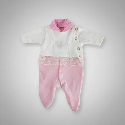 Macacão para Bebê Reborn Prematuro Rosa