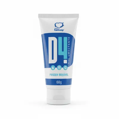 D4 Gel Umectante Ice Beijável Menta 60g