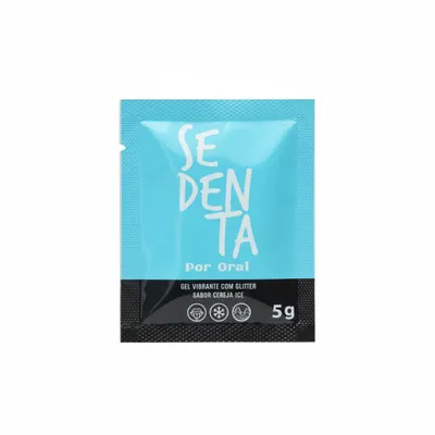 Gel Vibrante Cereja Ice 5g Sachê 