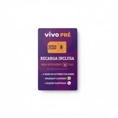 Chip Vivo com recarga inclusa