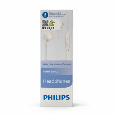 Fone Philips Branco Taue101wt/00 - Conforto e qualidade de áudio Philips.