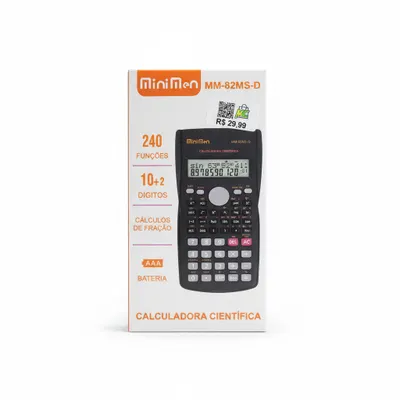 Calculadora Científica Minimen MM-82MS-D - Precisão e eficiência para cálculos complexos.