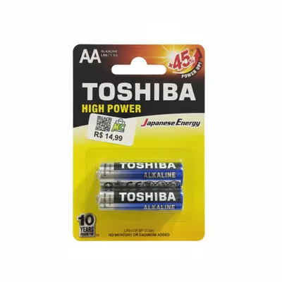Pilha AA Toshiba High Power
