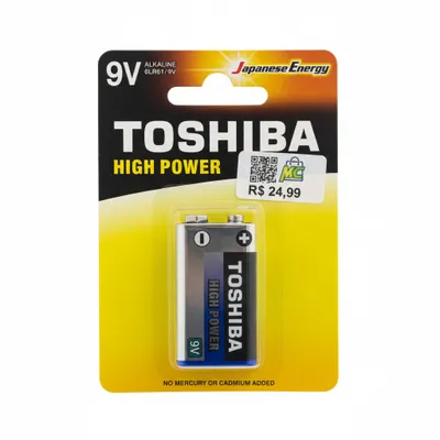 Bateria 9V Toshiba High Power 