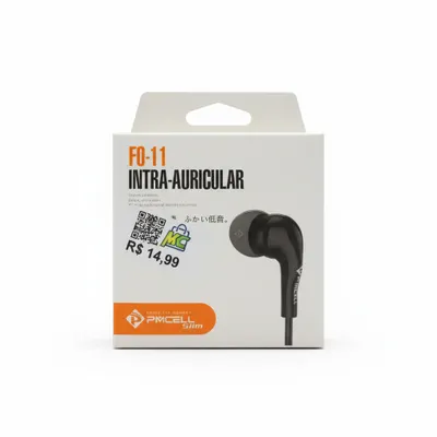 Fone intra-auricular H’maston FO-11 - Conforto e qualidade de som para uso diário.