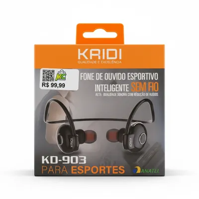 Fone de ouvido Bt Kaidi KD-903