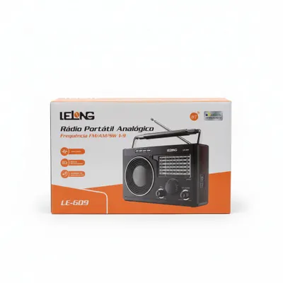 Rádio AM FM SW19 com Bateria, Pilhas e Entrada de Fone – O som de qualidade onde você estiver.