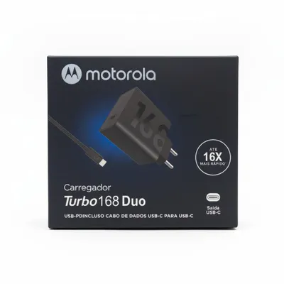 Carregador Tipo C turbo 168 Duo