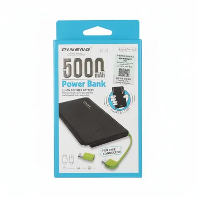 Power Bank H’maston 5.000mAh PN-952 - Energia extra sempre à mão