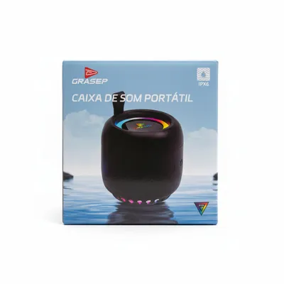 Caixa de som Bt Portátil Grasep D-G470