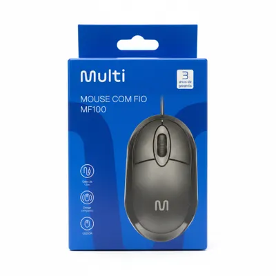 Mouse com fio Multi MO300