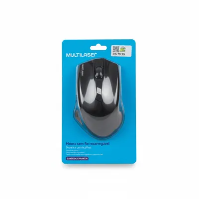 Mouse Sem fio Recarregável Multilaser MO291