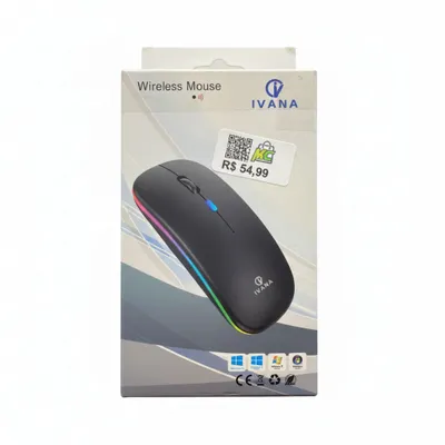 Mouse sem Fio Recarregável Ivana 