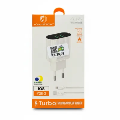 Carregador completo IOS H’maston Y28-2