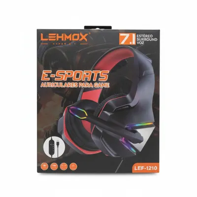 Headset Gamer USB 7.1  Lehmox LEF-1210