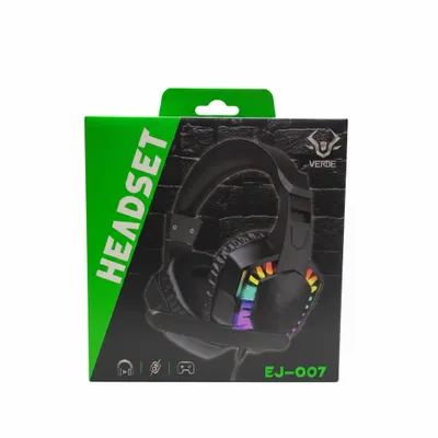 Headset Gamer Verde EJ-007