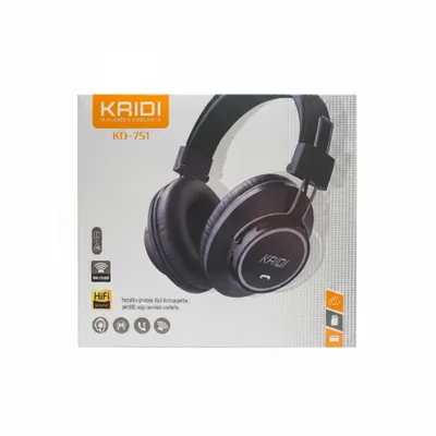 Fone Bt Kaidi KD-751 - Liberdade sem fio e qualidade de som superior.