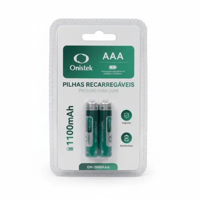 Pilhas Recarregáveis AAA OnistekON-2800AAA
