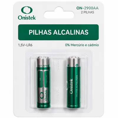 PILHAS Alcalinas Onistek AA 1,5V