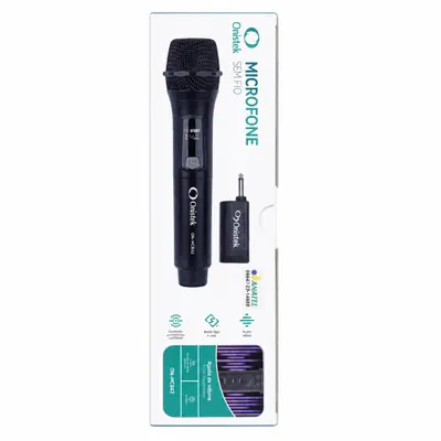 Microfone sem fio Recarregável Onistek ON-MC842