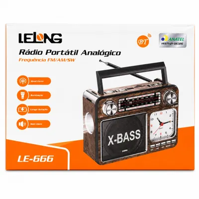 Rádio Am/FM Lelong LE-666