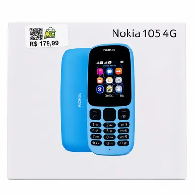 Celular Nokia 105 4G TA-1034 Preto 