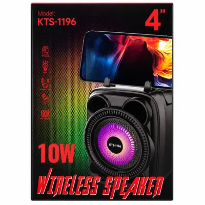 Caixa de Som Bluetooth KTS-1196 