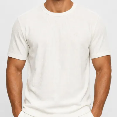 CAMISETA TEXTURA OFF WHITE 