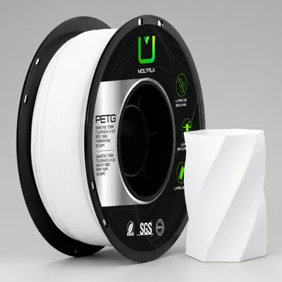 Filamento MULTFILA 1kg PETG  Cor: Branco
