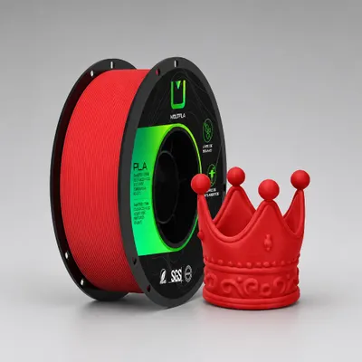Filamento MULTFILA 1kg PLA Matte Cor: Vermelho