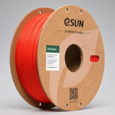 Filamento LC ESUN 1kg PLA Premium Cor: Vermelho