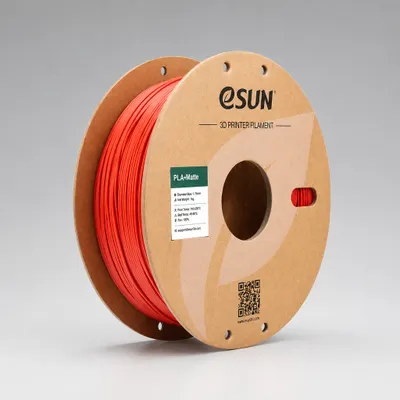 Filamento LC ESUN 1kg PLA Matte Cor: Vermelho Bombeiro
