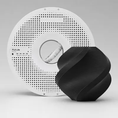 Filamento BAMBULAB 1kg PLA Lite (Com Carretel) Cor: Preto